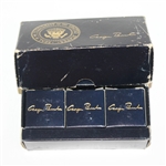 George Bush Commemorative Presidential Golf Ball Boxes - Empty