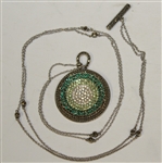 Judith Jack Masters Sterling Silver Necklace with Pendant & Logo - Unique