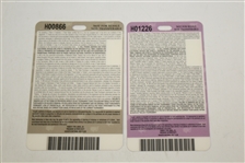 Two Berckman's Badges - 2013 Sunday & 2014 Saturday