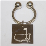 Tiffany & Co. Masters Logo Sterling Silver Key Chain