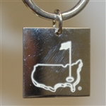 Tiffany & Co. Masters Logo Sterling Silver Key Chain