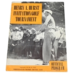 1941 Henry Hurst Invit. Tourn. Program - Sam Snead Win-Torresdale-Frankford C.C.