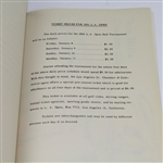 1954 Los Angeles Open $20k Tournament PRESS Guide - Fred Wampler Winner