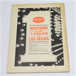 1962 Sahara  Invitational Tournament Program -  1st PGA Tour Win For Tony Lema