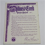 1953 1st Annual $10k Columbia Open PGA Tournament Program