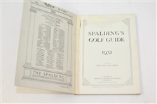 1932 Spalding Golf Guide How I Play Golf by Bobby Jones - Laminated Cover - Robert Sommers Collection