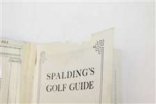 1932 Spalding Golf Guide How I Play Golf by Bobby Jones - Laminated Cover - Robert Sommers Collection