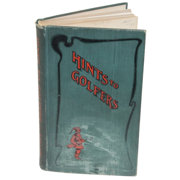 Hints to Golfers Book by Niblick 5th Edition #816 with USGA Book Plate - Robert Sommers Collection