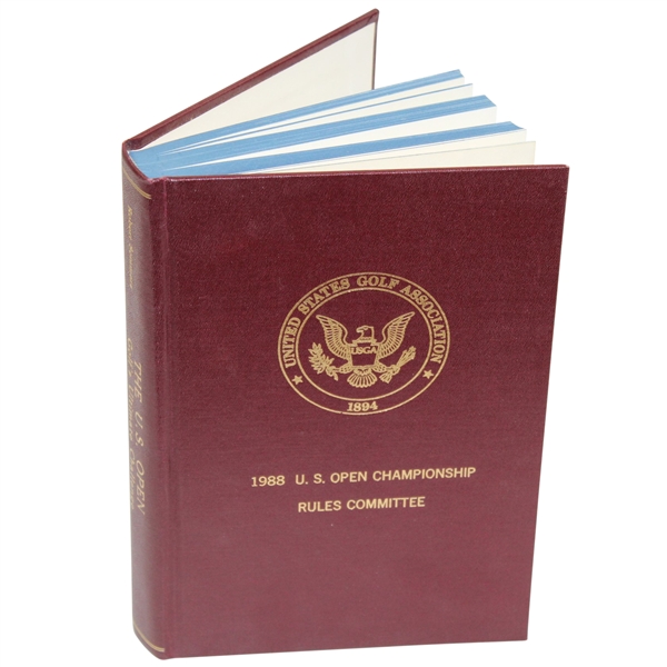 1988 "The US Open: Golfs Ultimate Challenge" by Robert Sommers - Robert Sommers Collection