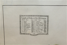 The Old Course St. Andrews Map Surveyed & Depicted by A. MacKenzie - Print - Framed - Robert Sommers Collection