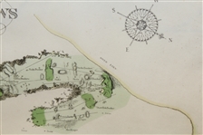 The Old Course St. Andrews Map Surveyed & Depicted by A. MacKenzie - Print - Framed - Robert Sommers Collection