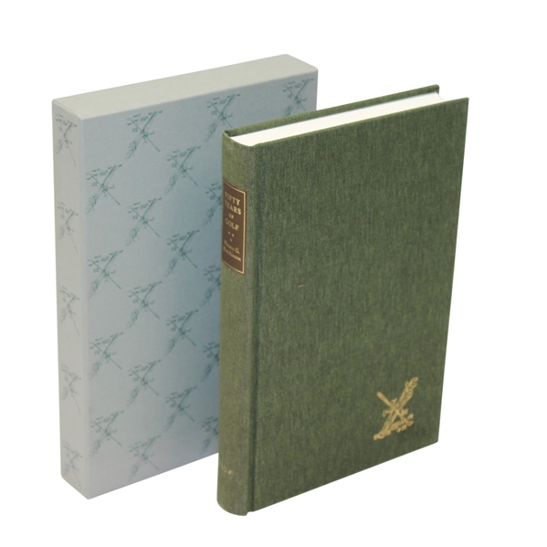 Fifty Years of Golf by Horace G. Hutchinson Ltd Ed USGA Re-print with Slip Case - Robert Sommers Collection