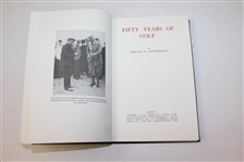 'Fifty Years of Golf' by Horace G. Hutchinson Ltd Ed USGA Re-print with Slip Case - Robert Sommers Collection
