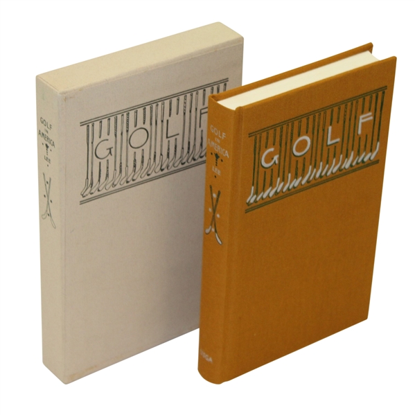 Golf in America by James P. Lee Ltd Ed USGA Re-print with Slip Case - Robert Sommers Collection