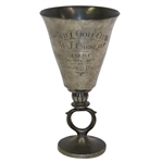 1931 Swift Golf Club Pewter W.J. Ehrke Cup Trophy - Won by Josephine G Doughedty - Roth Collection