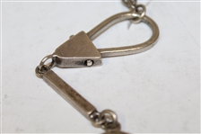 Waterford Sterling Silver Golf Bag & Club Keychain with Golf Man Keychain - Roth Collection