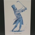 Three of Norman Orr's Classic Golf Print Series Prints - Framed