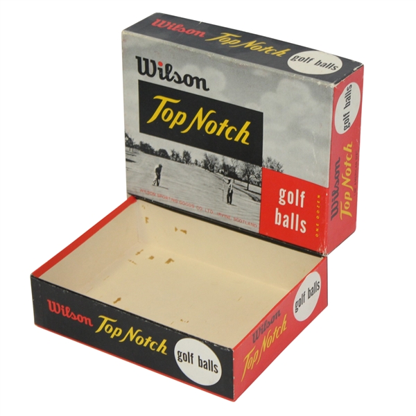 Wilson Top Notch (Irvine, Scotland) Dozen Golf Balls Box Only - Roth Collection