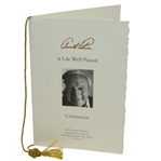 Arnold Palmer Memorial Funeral Service Program