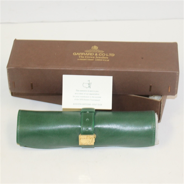 1979 Masters Tournament Member Gift - Garrard and CO LTD Masters Jewelry Bag