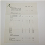 1976 Augusta National Press Letter with Clifford Roberts Resignation Content - Augusta Mayor Lewis Pop Newman