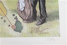 Gene Sarazen Signed Ltd Ed 611/1000 David Meo 'Double Eagle' Print JSA ALOA