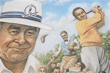 Gene Sarazen Signed Ltd Ed 611/1000 David Meo 'Double Eagle' Print JSA ALOA