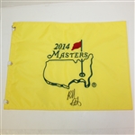 Bubba Watson Signed 2014 Masters Embroidered Flag JSA ALOA