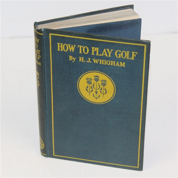1902 How to Play Golf Book by H.J. Whigham