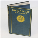 1902 How to Play Golf Book by H.J. Whigham