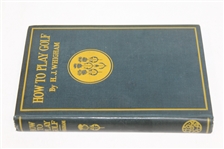 1902 'How to Play Golf' Book by H.J. Whigham