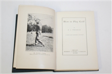 1902 'How to Play Golf' Book by H.J. Whigham