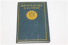 1902 'How to Play Golf' Book by H.J. Whigham
