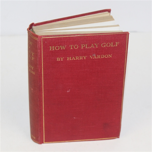 1912 How to Play Golf Book by Harry Vardon