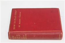 1912 'How to Play Golf' Book by Harry Vardon