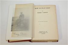 1912 'How to Play Golf' Book by Harry Vardon