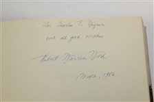 1985 'Following Through - Herbert Warren Wind on Golf' Signed by Wind JSA ALOA