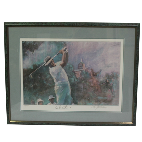 Sam Snead & Artist W. Spitzmiller Signed Print #255/700 - Framed JSA ALOA
