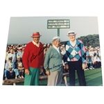 Legendary Starters Snead, Sarazen, & Nelson Signed 11x14 Photo JSA ALOA