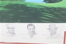 Sarazen, Snead, & Nelson Signed The Starters Ltd Ed Print #31/50 - Framed JSA ALOA
