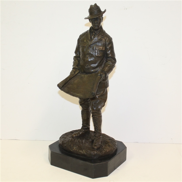 Golf Course Architect A.W. Tillinghast Bronze Statue by Ron Tunison