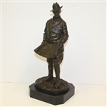 Golf Course Architect A.W. Tillinghast Bronze Statue by Ron Tunison