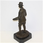 Golf Course Architect A.W. Tillinghast Bronze Statue by Ron Tunison