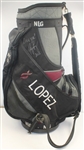 Nancy Lopez's Signed Personal 1997 Tour Golf Bag & Her 1999 Office Depot Money Clip