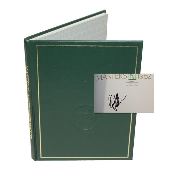 1982 Masters Tournament Annual Signed by Craig Stadler JSA ALOA