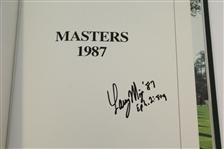 1987 Masters Tournament Annual Signed by Larry Mize JSA ALOA
