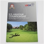 John Rahm Signed 2015 US Amateur at Olympia Fields Program