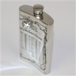 Augusta National Golf Club Pewter Golf Flask - with Funnel - Excellent Condition