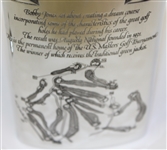 Augusta National Golf Club Pewter Golf Flask - with Funnel - Excellent Condition