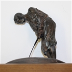 Classic Golfing Figure Statue - Wooden Base - Roth Collection